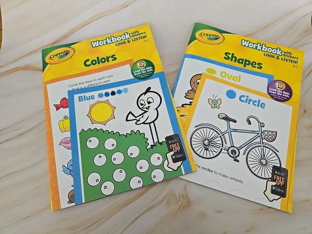 Crayola Workbook With STICKERS Set Of 2